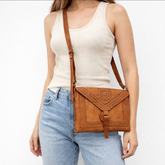 Handmade Handbags - Handmade Leather Crossbody Shoulder Bag